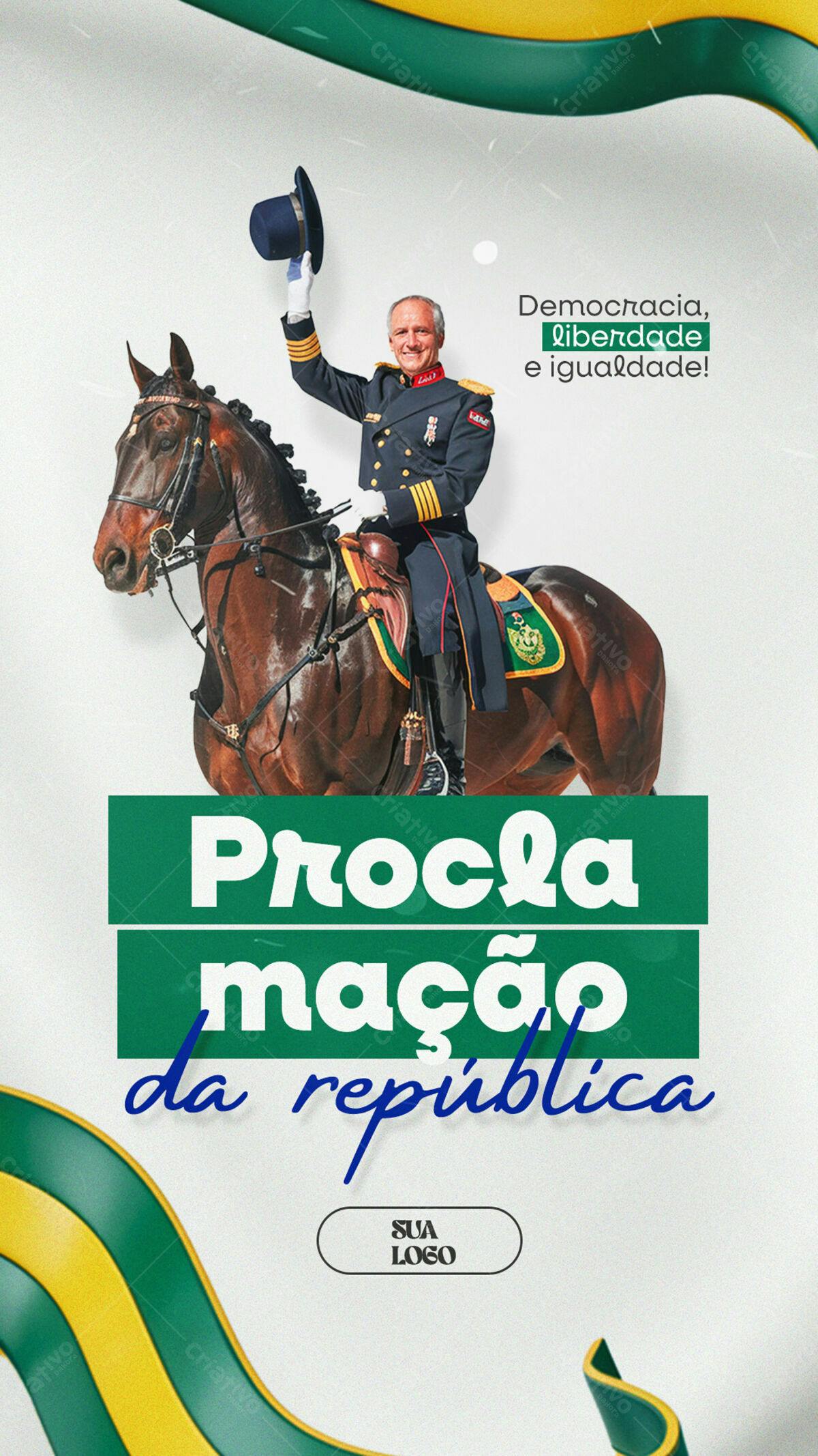 Flyer Proclamação da República PSD Editável