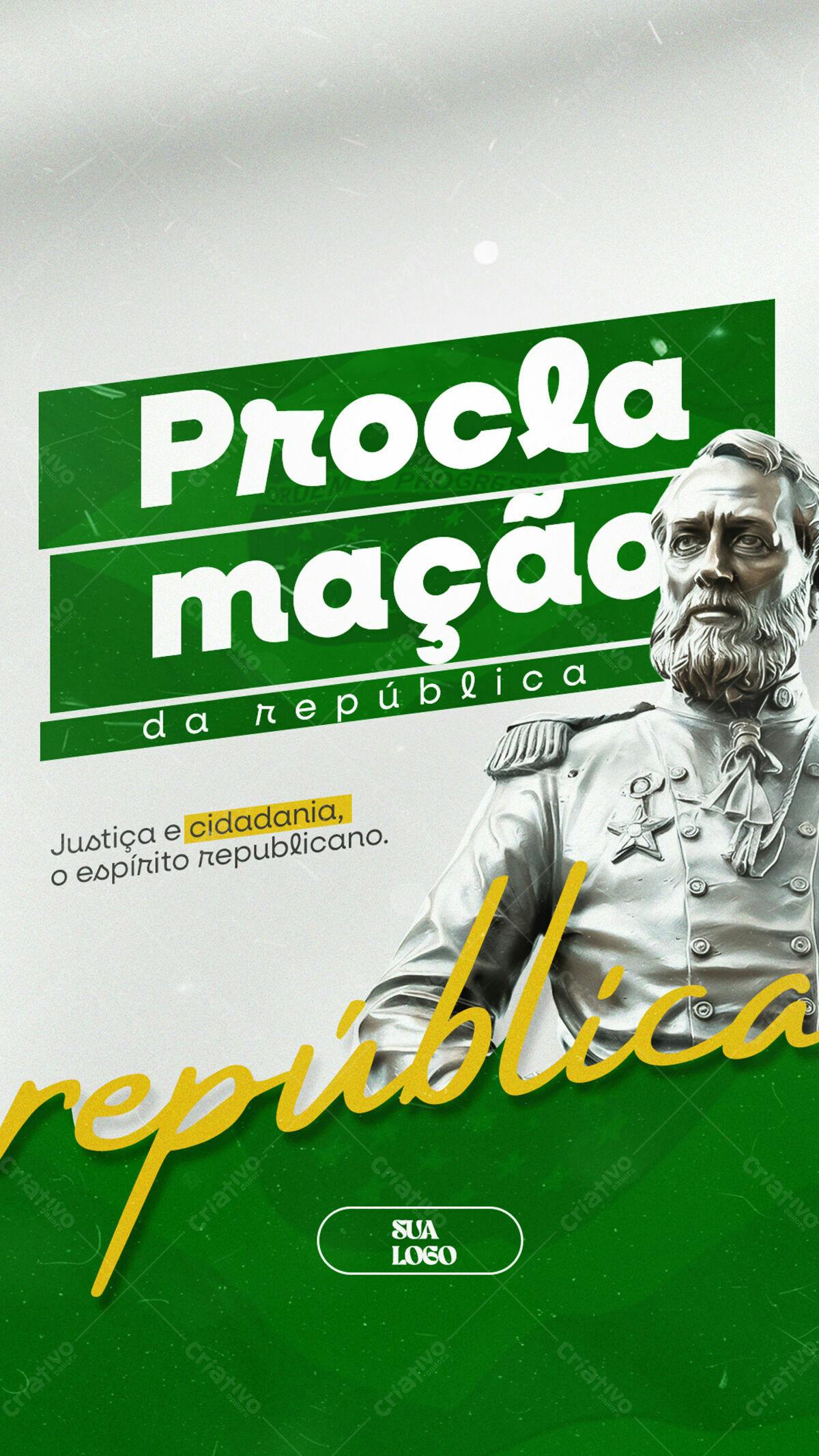 Flyer Proclamação da República PSD Editável
