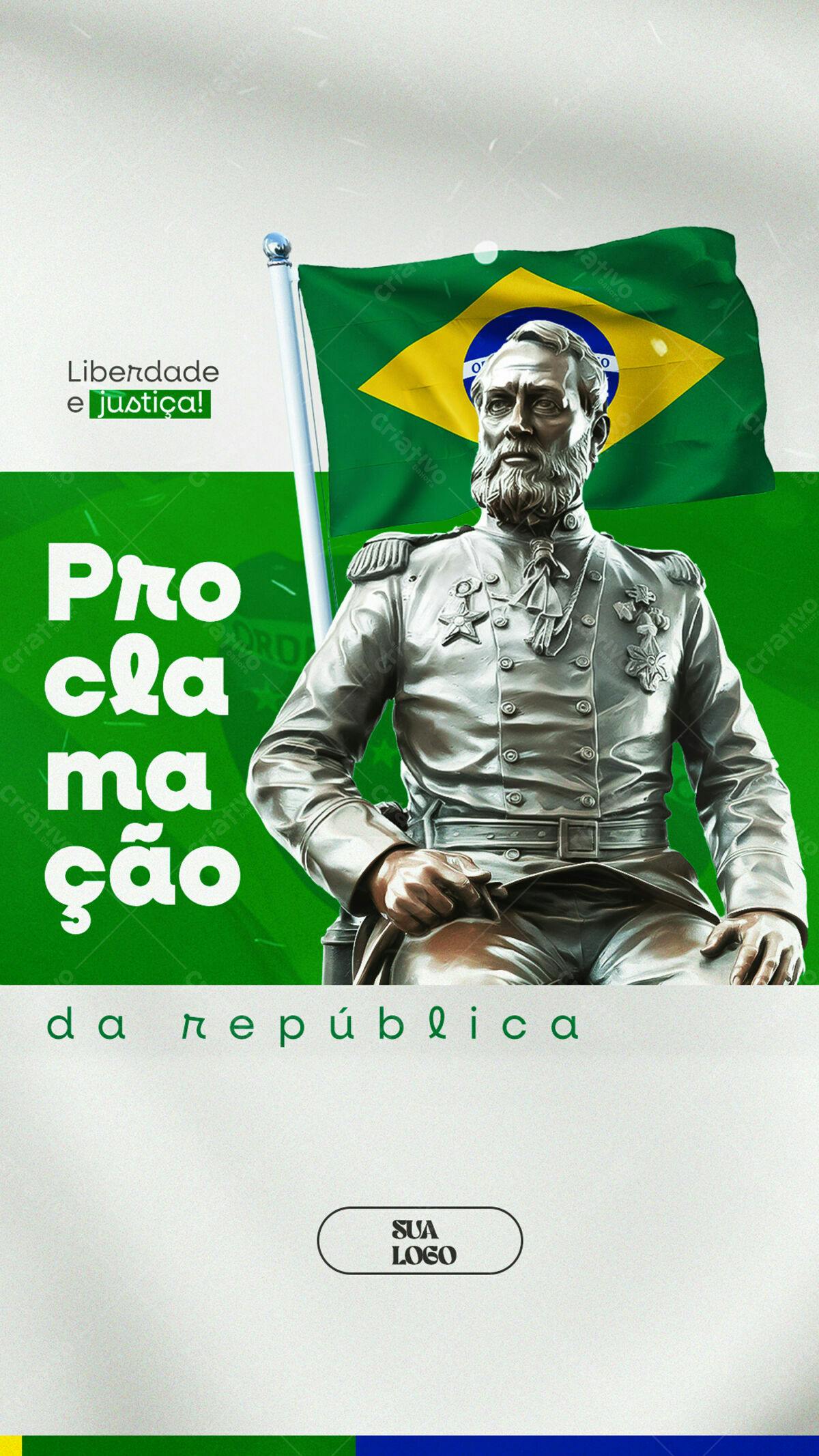 Flyer Proclamação da República PSD Editável