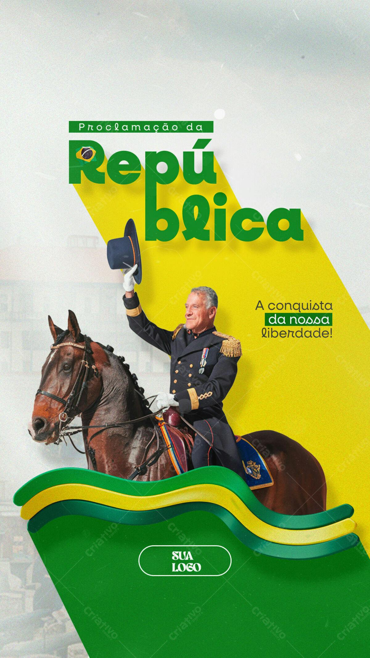 Flyer Proclamação da República PSD Editável