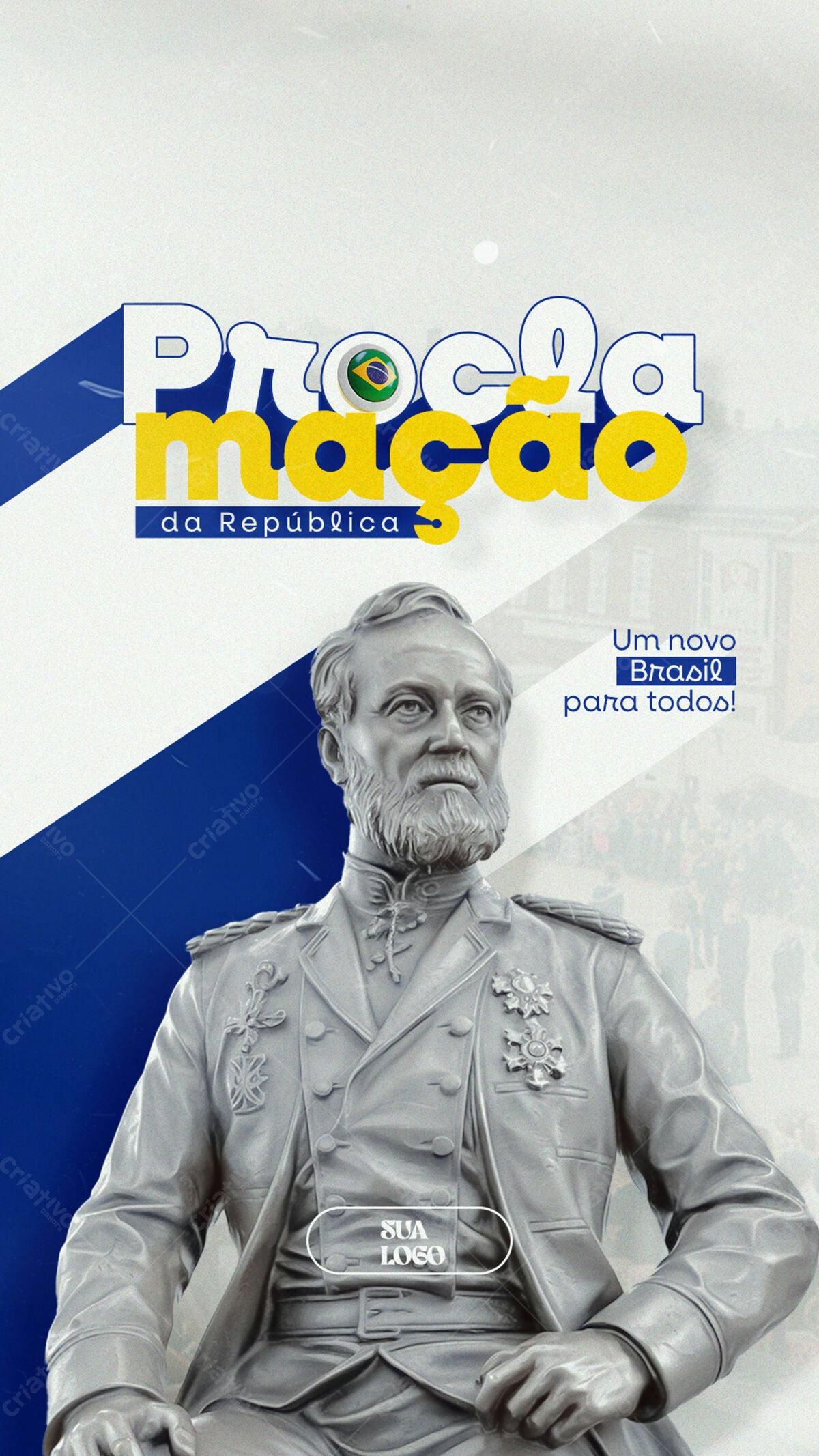 Flyer Proclamação da República PSD Editável
