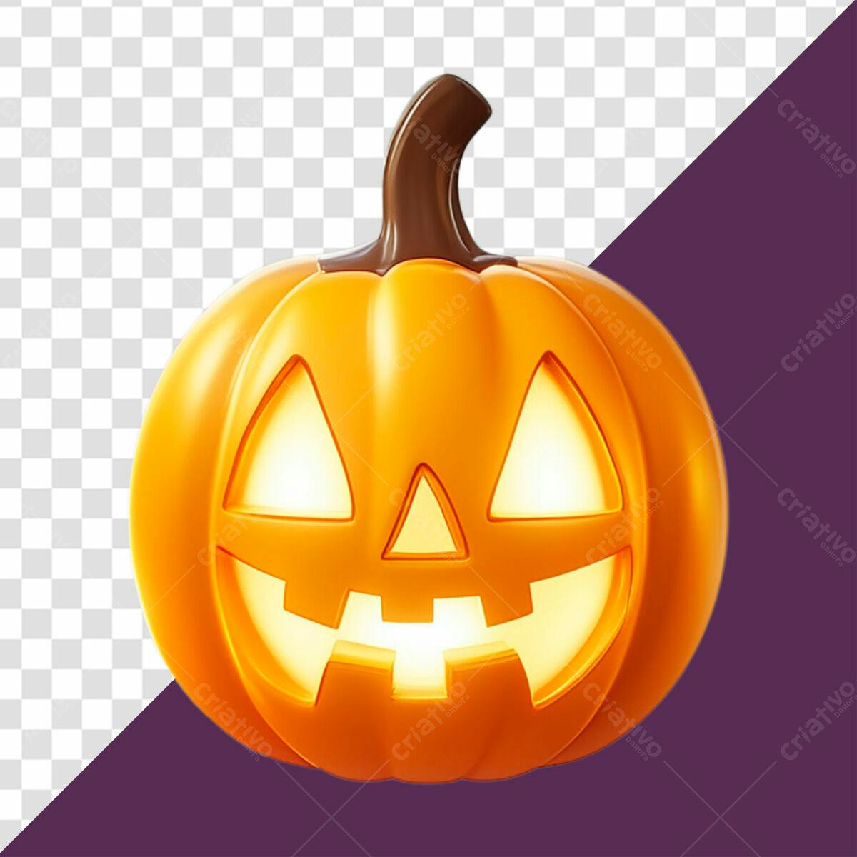 Abóbora de Halloween PSD Editável