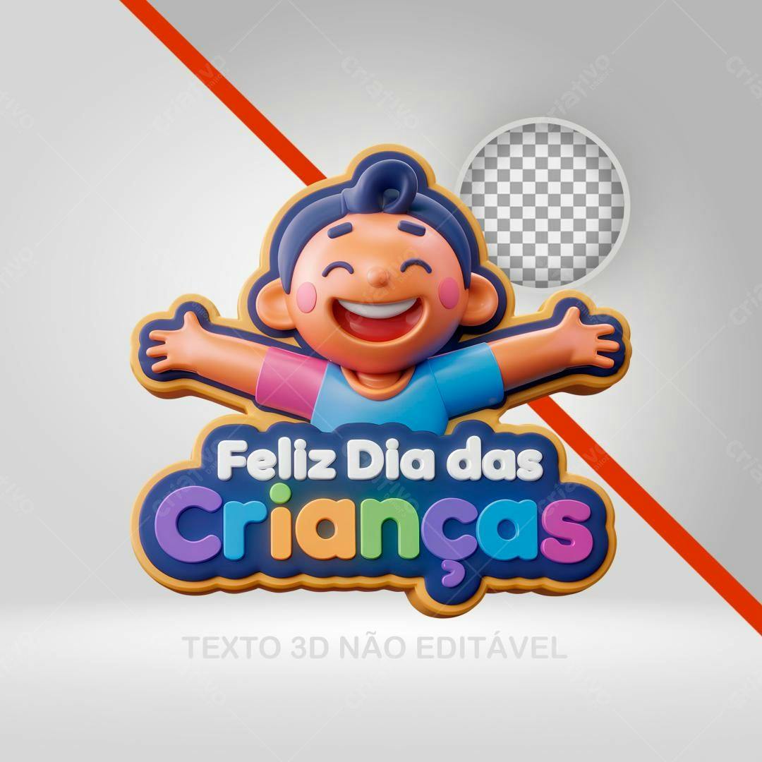 Icone Dia das Crianças PNG com fundo transparente