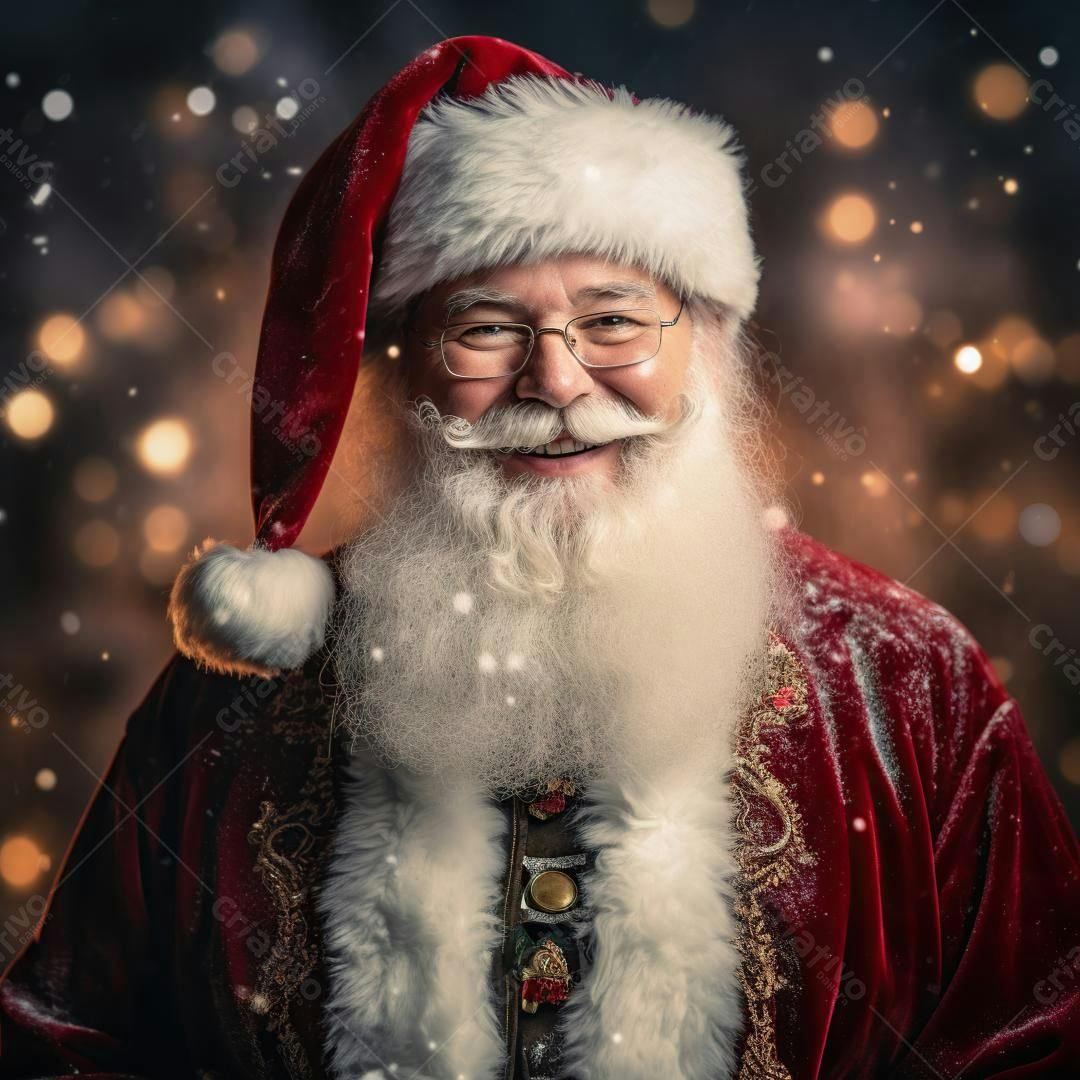 Papai Noel sorridente Natal
