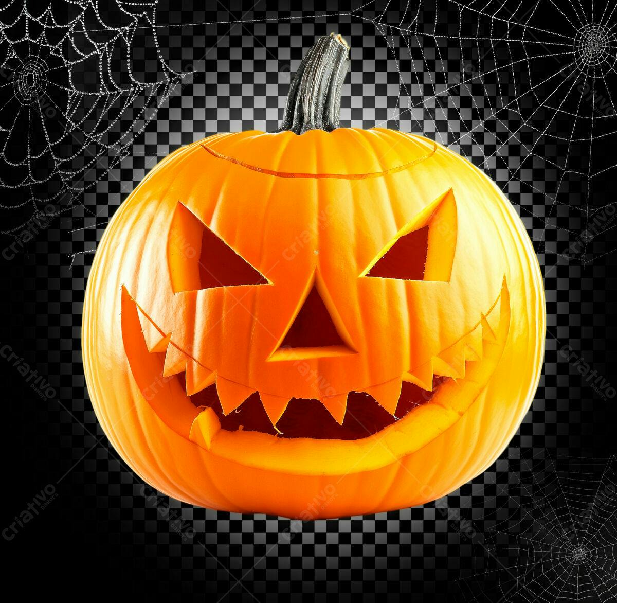Imagem Abóbora Halloween PSD Editável