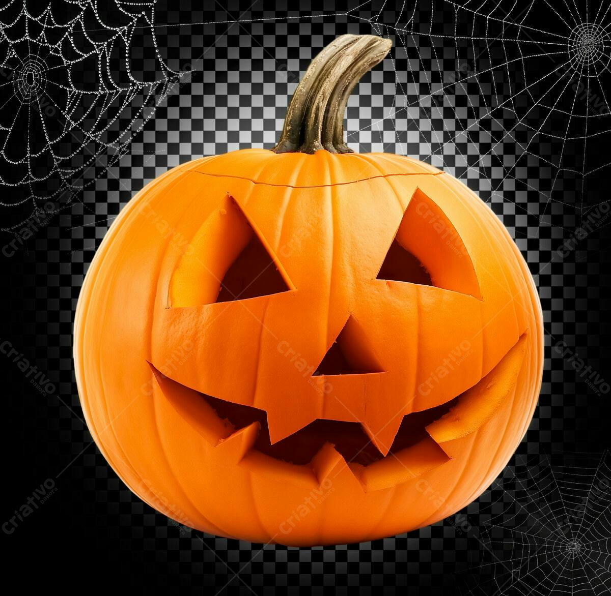 Abóbora de Halloween PSD Editável