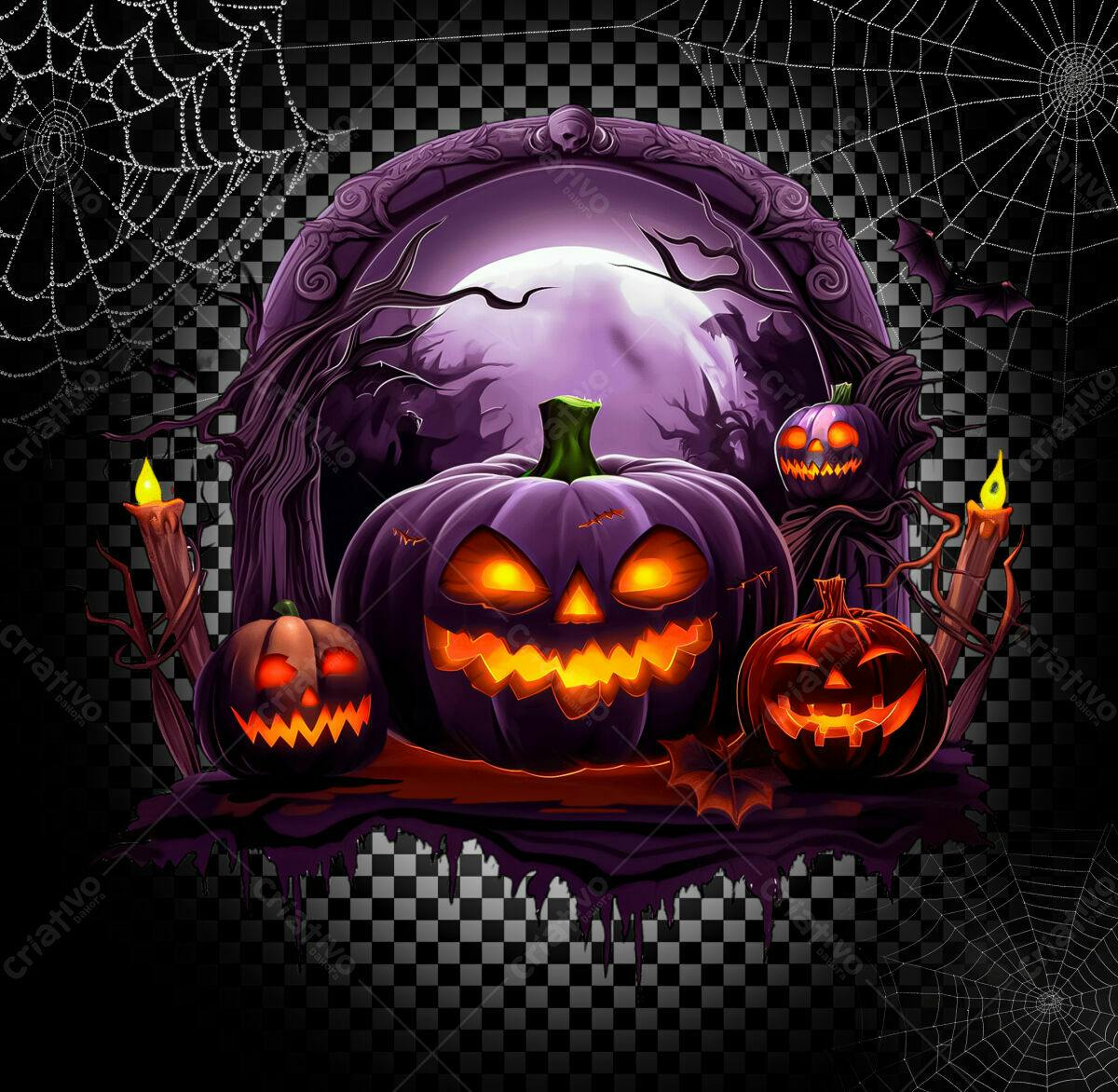 Flyer para Festa de Halloween PSD Editável
