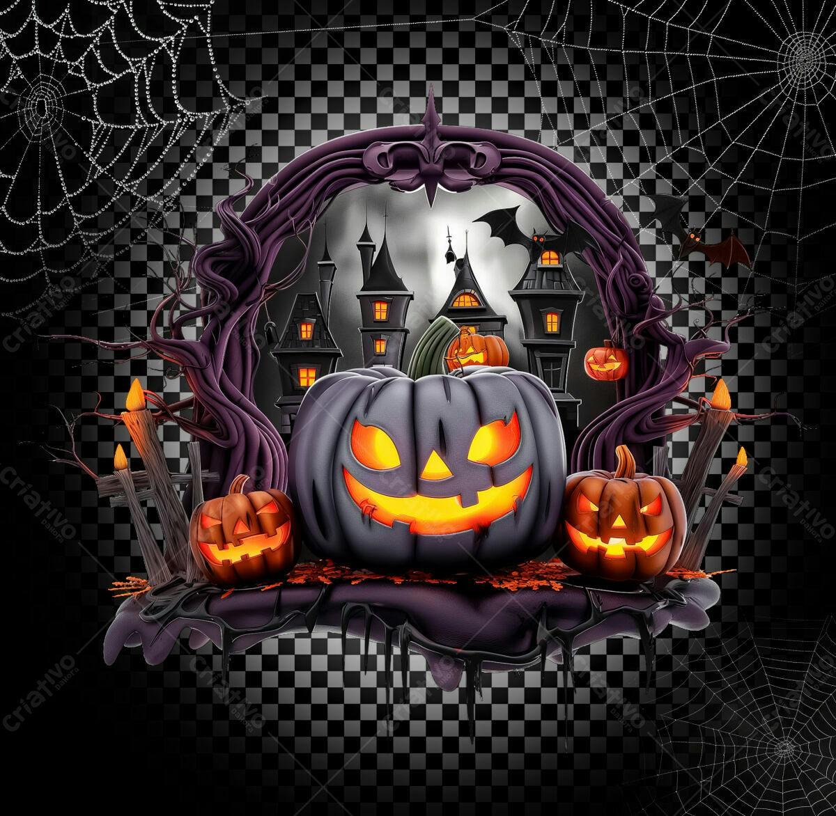 Flyer para Festa de Halloween PSD Editável