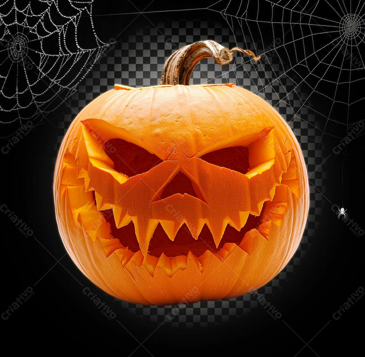 Imagem Abóbora Halloween PSD Editável