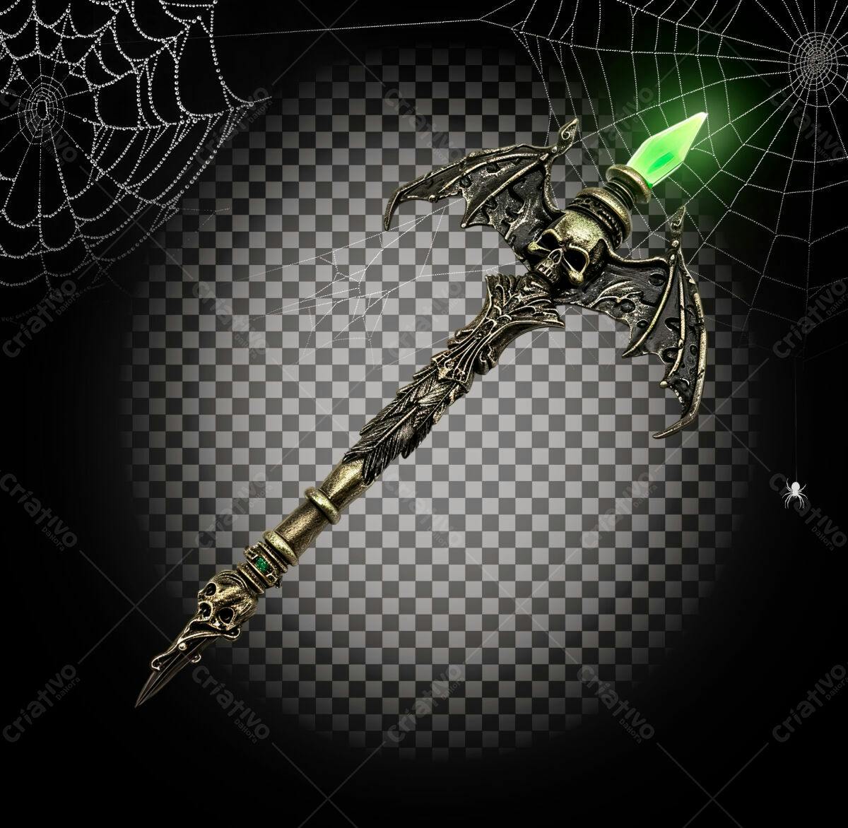 Varinha Mágica Halloween PSD Editável