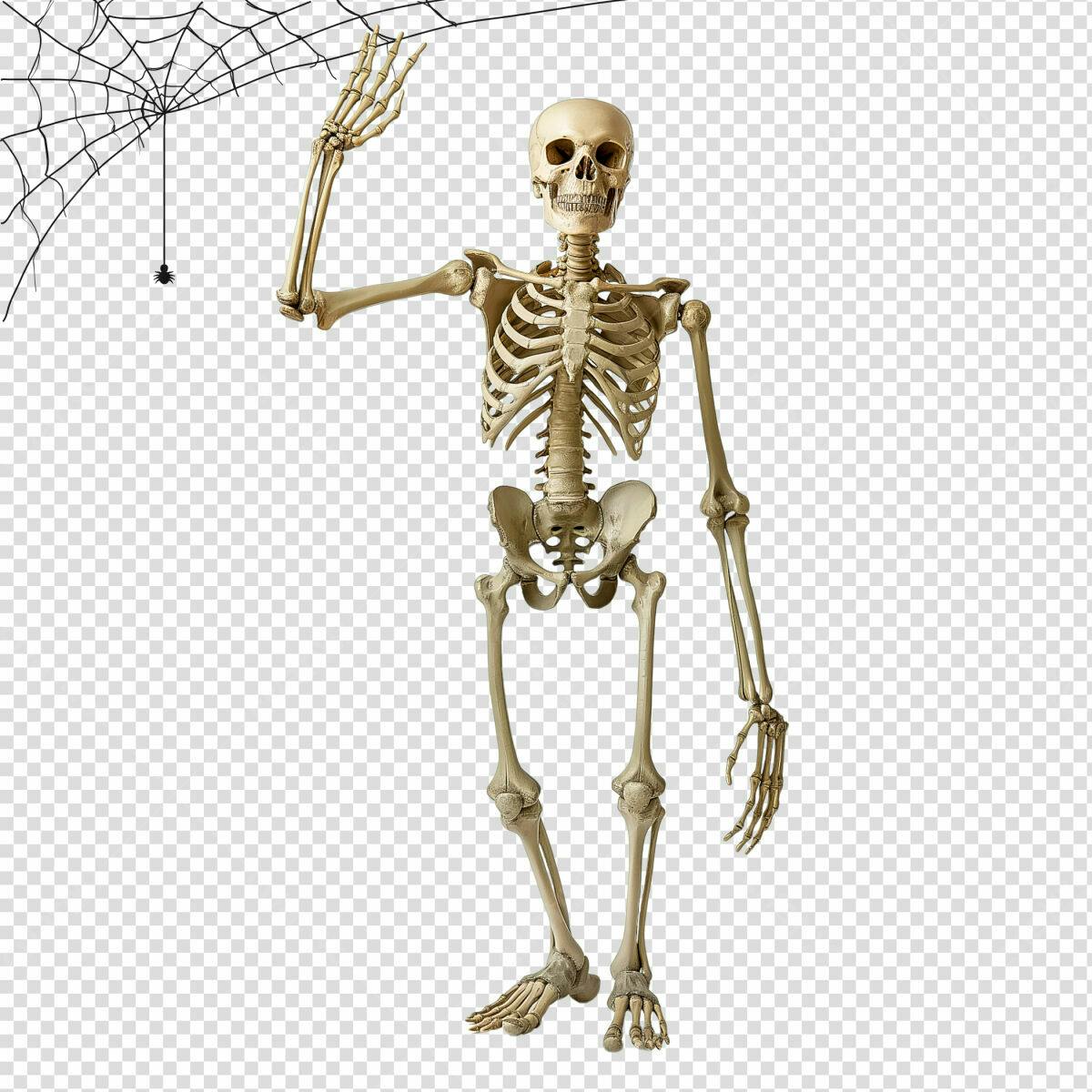 Imagem Esqueleto para Festa Halloween PSD Editável