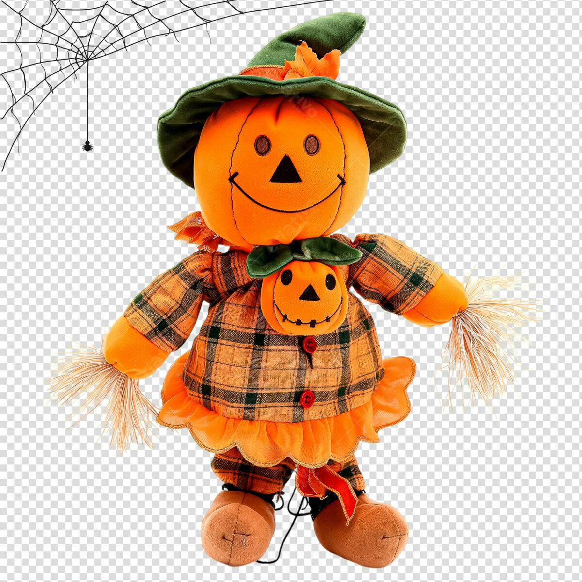 Boneco Abóbora Halloween PSD Editável