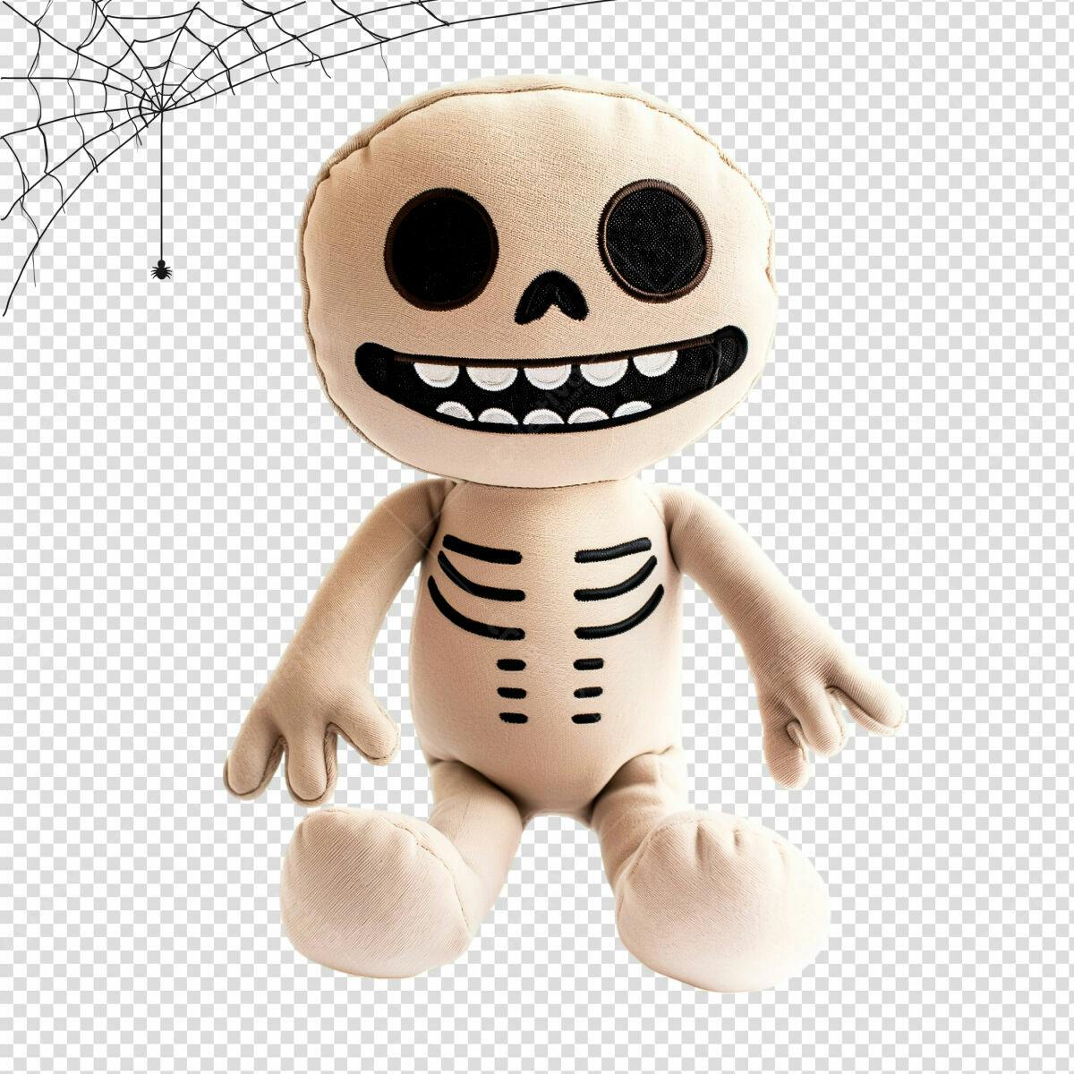 Boneco Esqueleto Halloween PSD Editável