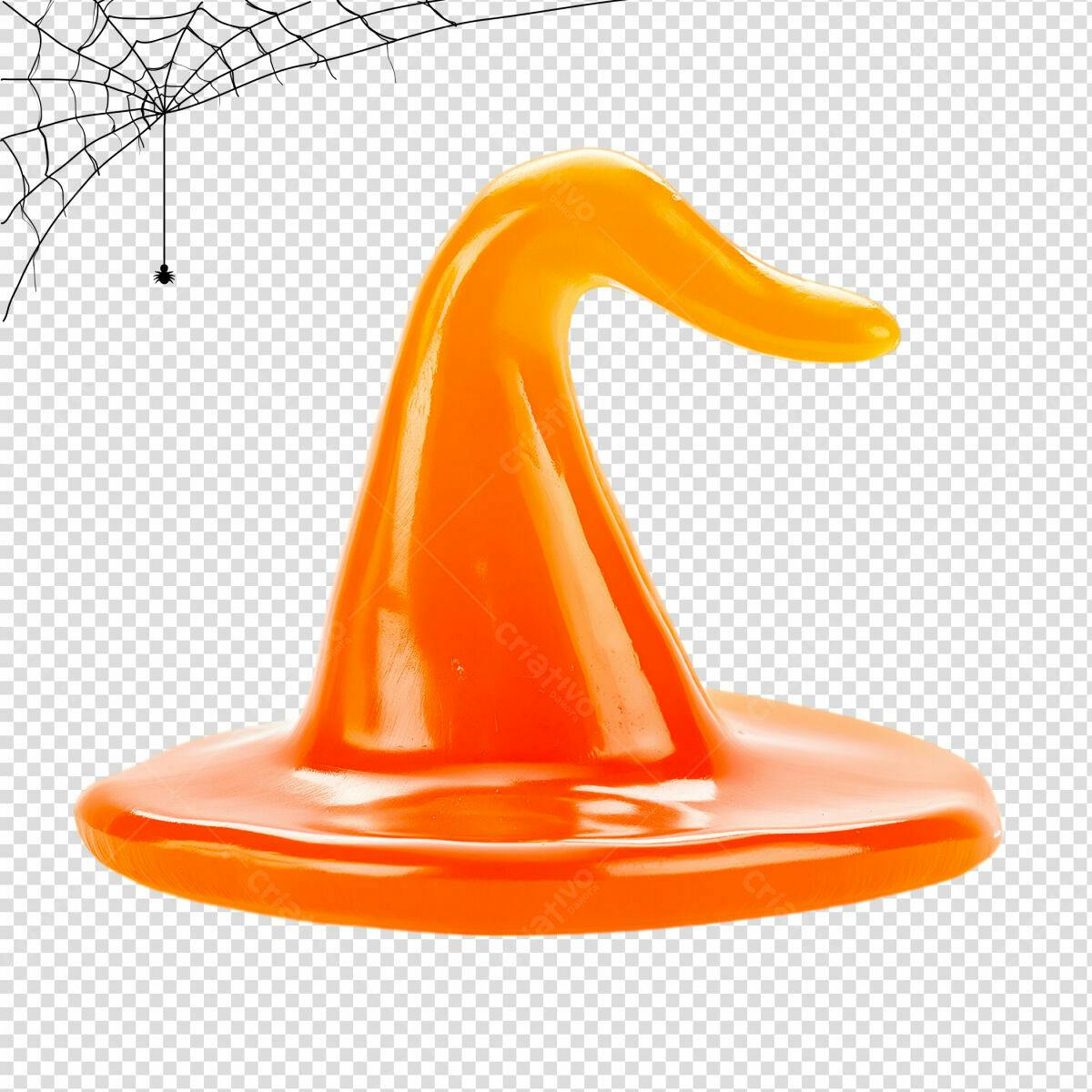 Chapéu de Bruxa Halloween PSD Editável