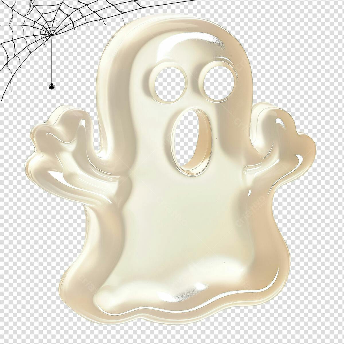 Fantasma de Halloween PSD Editável