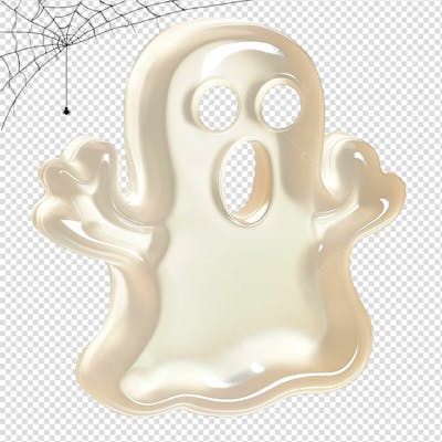 Fantasma De Goma Para Halloween Isolado Em Um Fundo Transparente