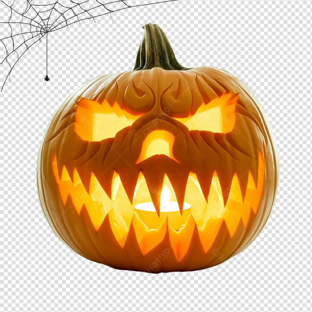 Imagem Abóbora Halloween PSD Editável