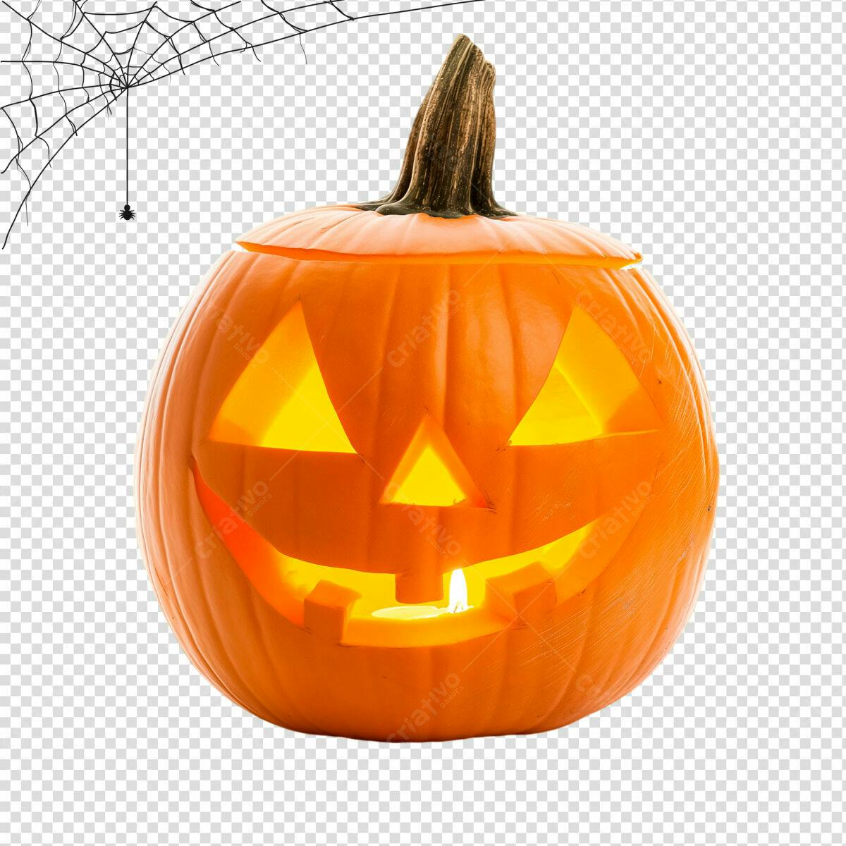 Abóbora de Halloween PSD Editável