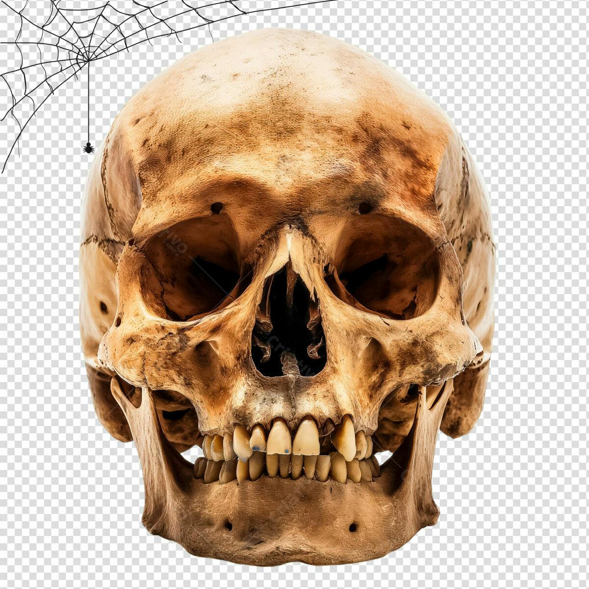 Imagem de Caveira para Dia das Bruxas PSD Editável