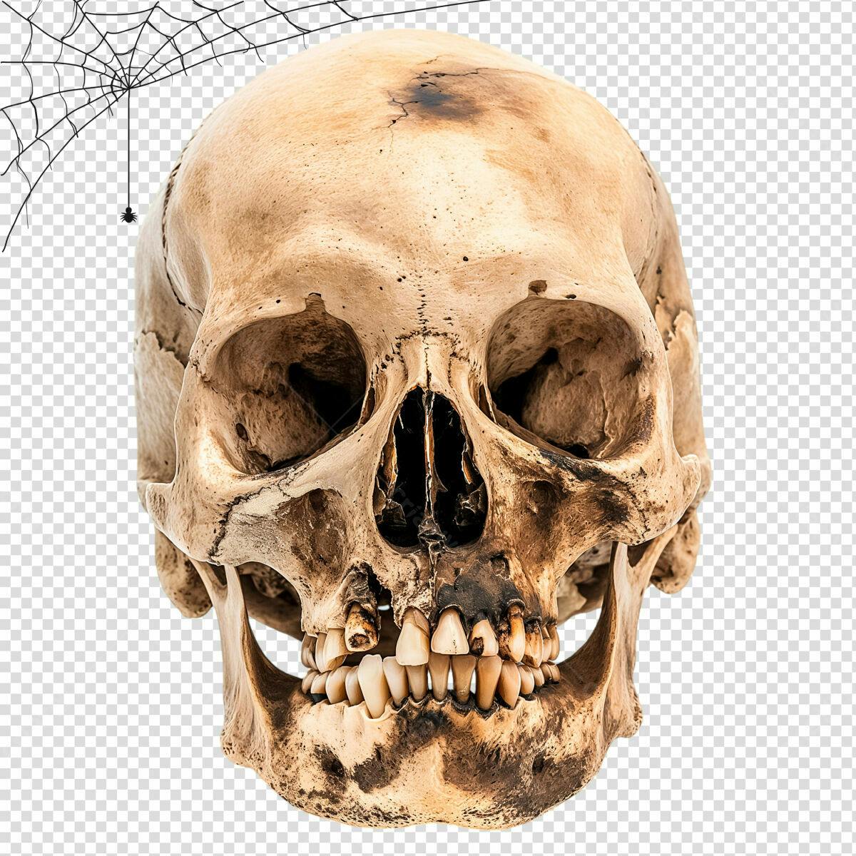 Imagem Caveira Halloween PSD Editável