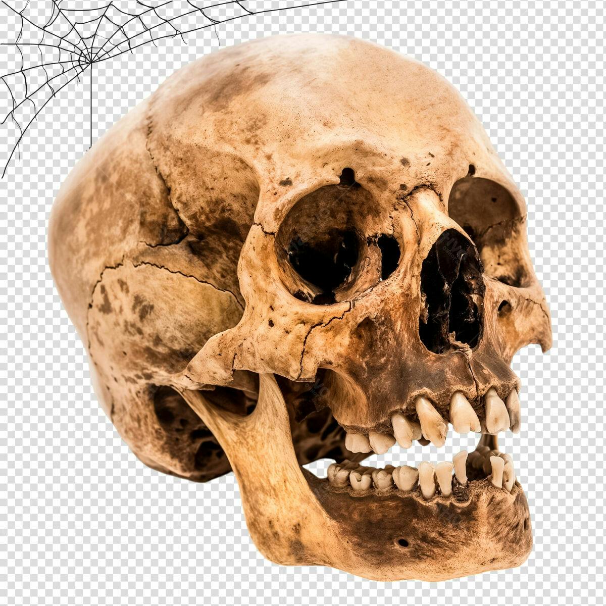 Imagem Crânio Halloween PSD Editável
