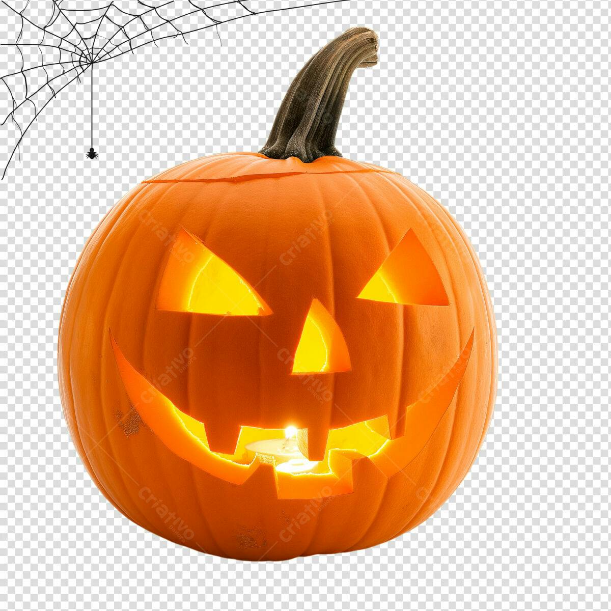 Imagem Abóbora de Halloween PSD Editável