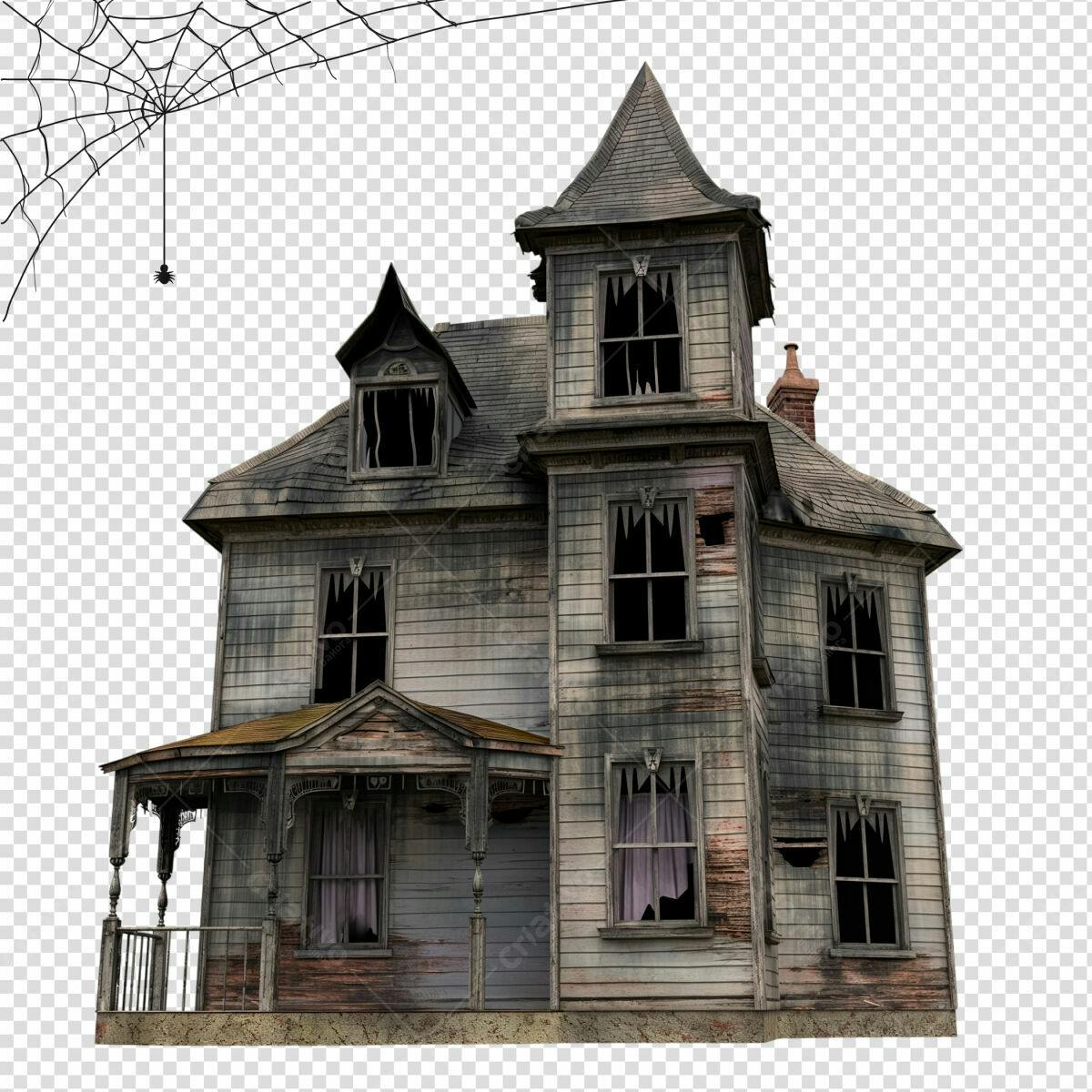 Casa Assombrada para Halloween PSD Editável