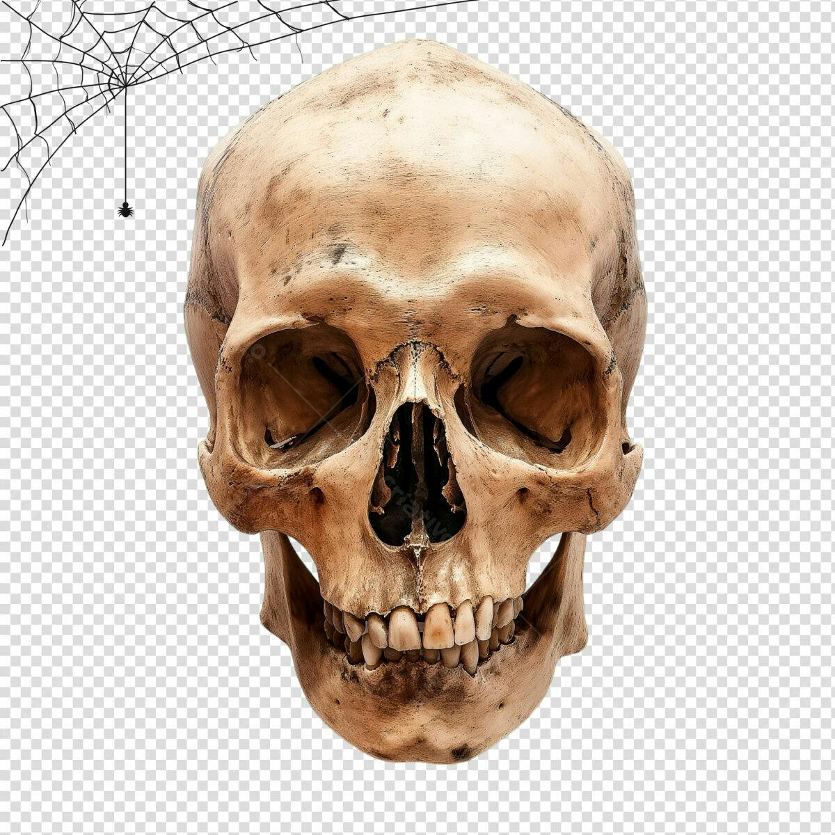 Imagem Caveira Halloween PSD Editável