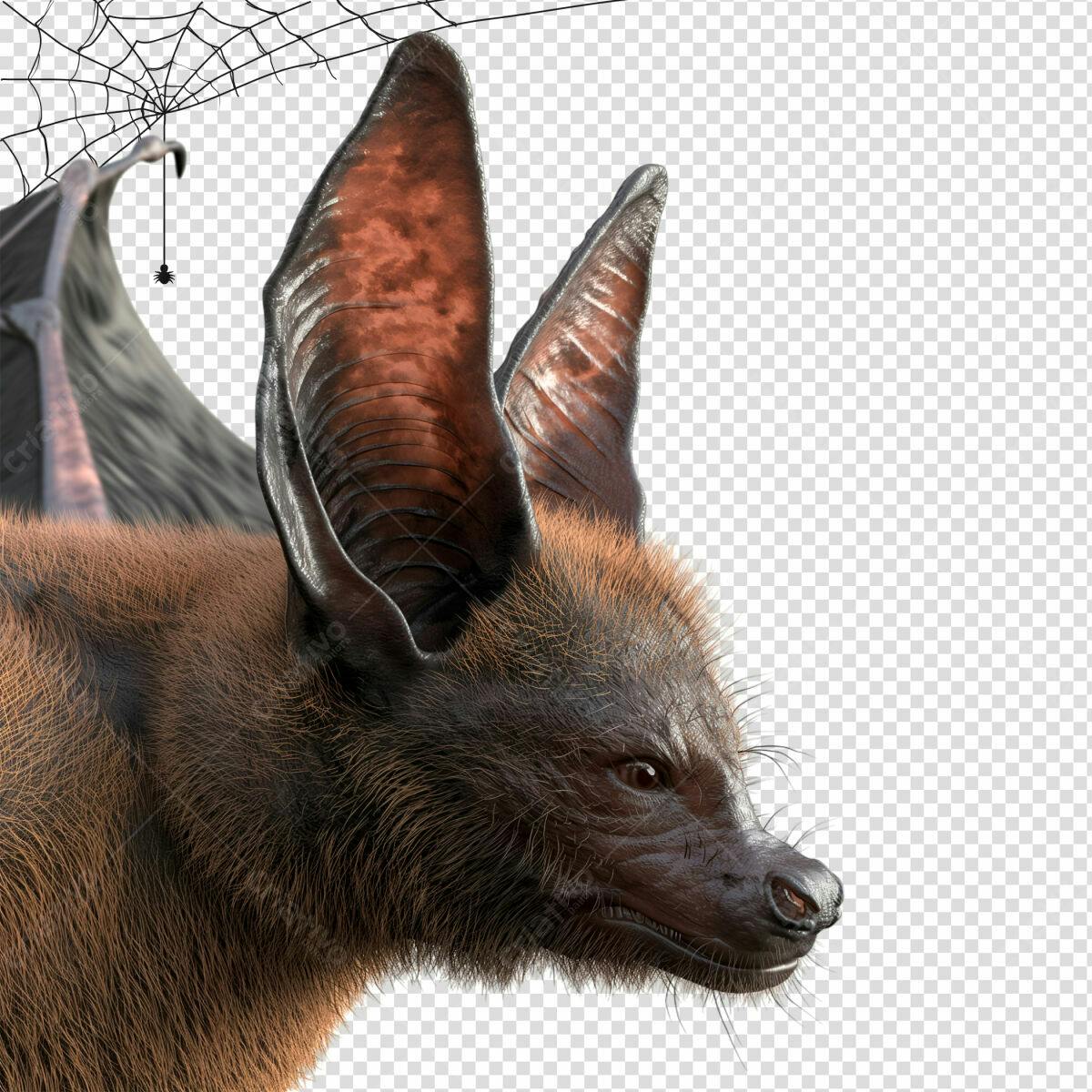 Imagem Morcego Halloween PSD Editável