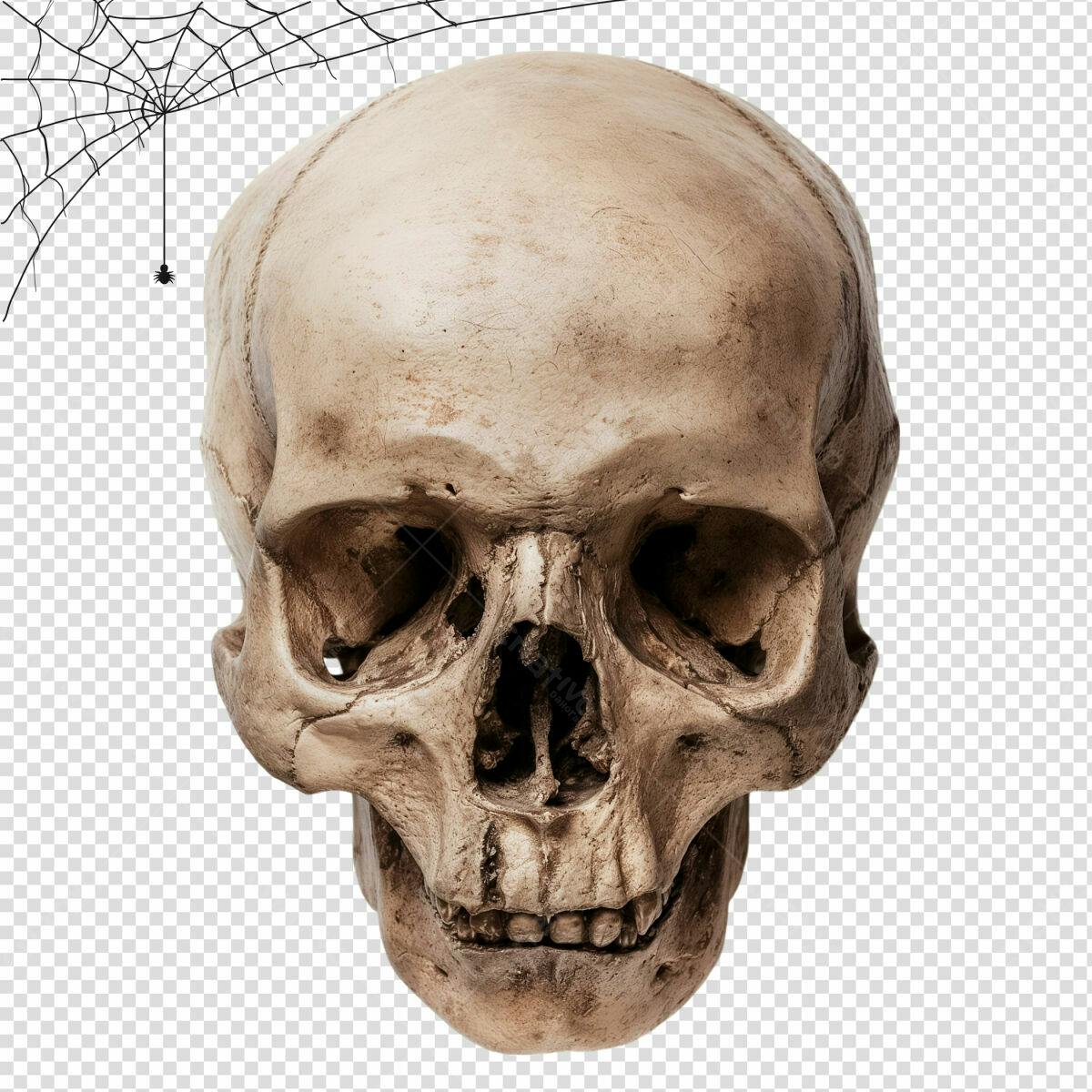 Imagem de Caveira para Dia das Bruxas PSD Editável