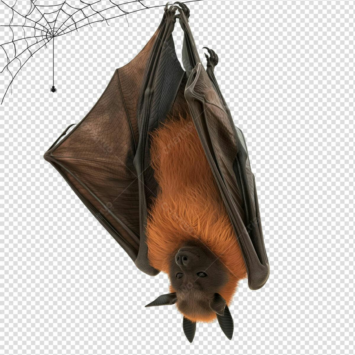 Imagem Morcego Halloween PSD Editável