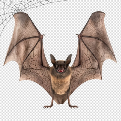Imagem Morcego Halloween PSD Editável