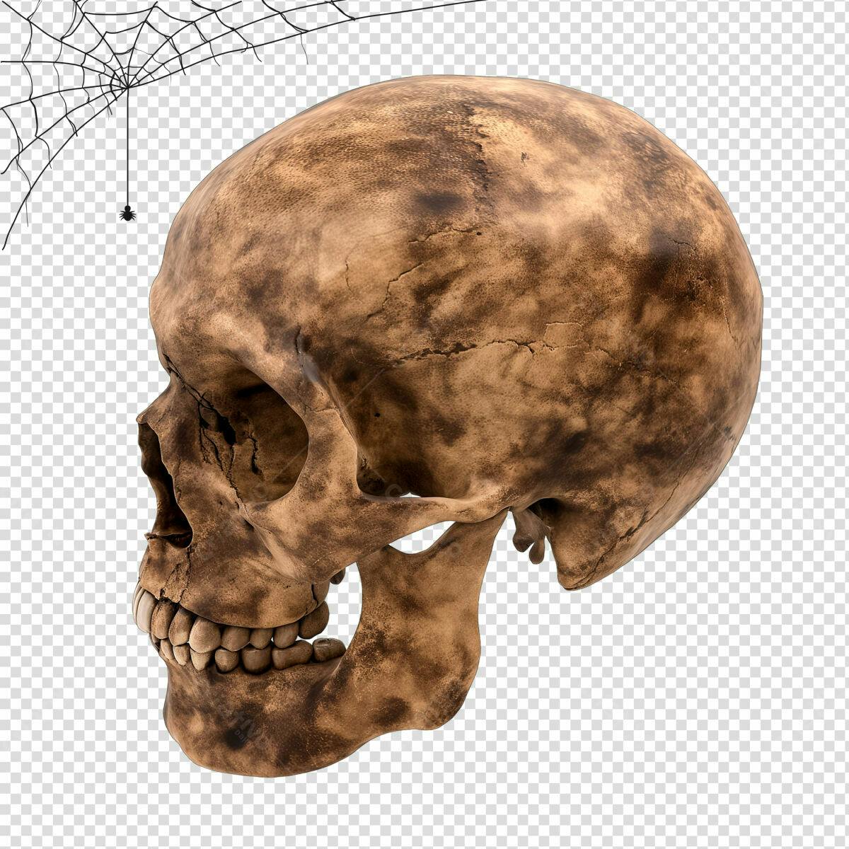 Imagem Caveira Halloween PSD Editável