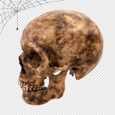 Imagem Caveira Halloween PSD Editável