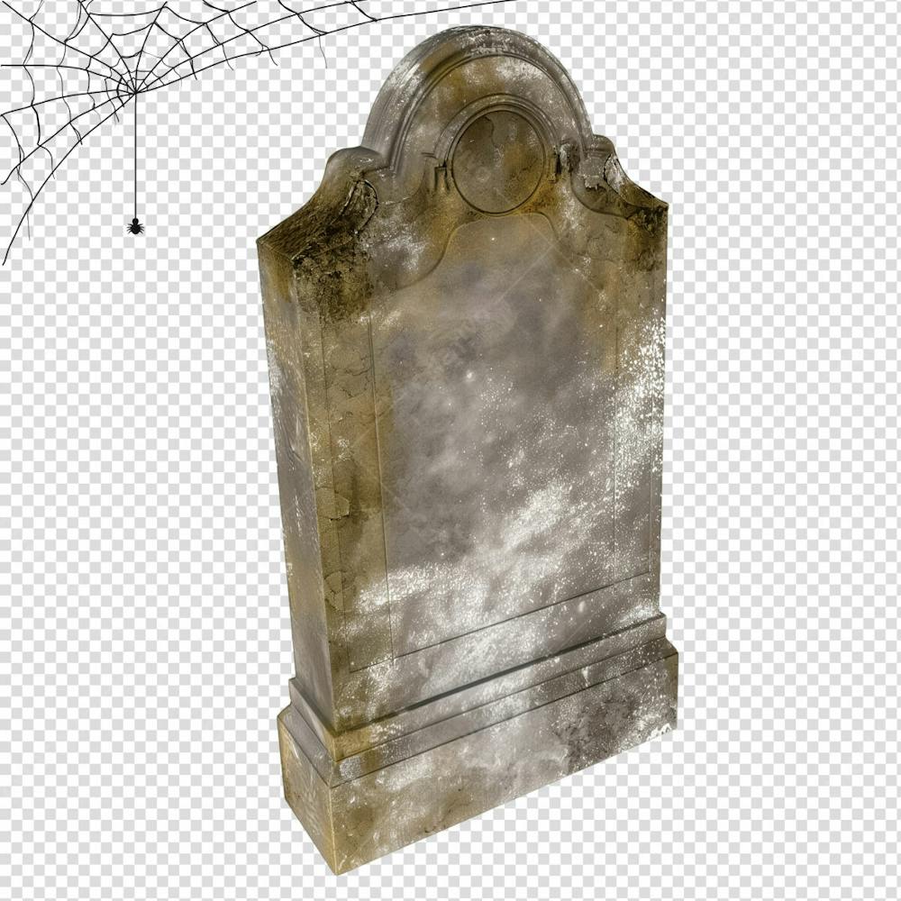 Túmulo De Cemitério Para Halloween Isolado Em Um Fundo Transparente