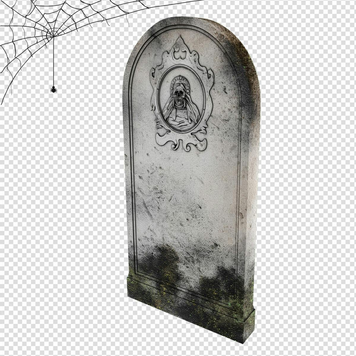 Lápide de Halloween PSD Editável
