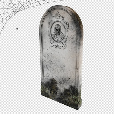 Lápide de Halloween PSD Editável