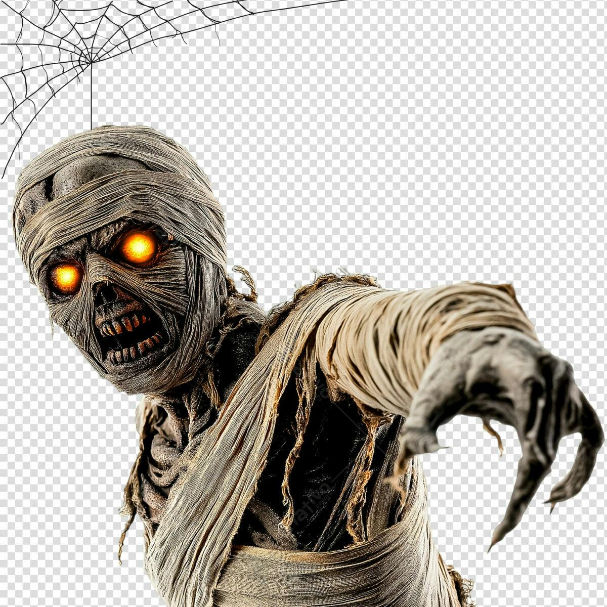 Imagem Múmia Halloween PSD Editável