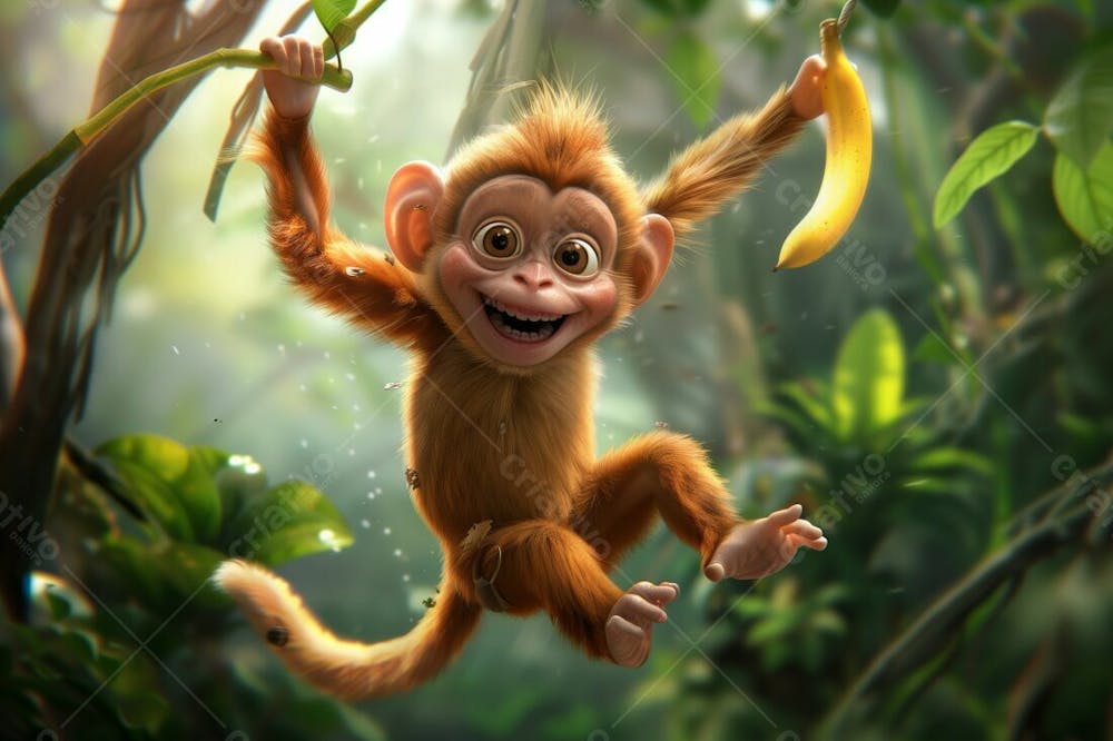 Animais 3D, Estilo Pixar Da Disney