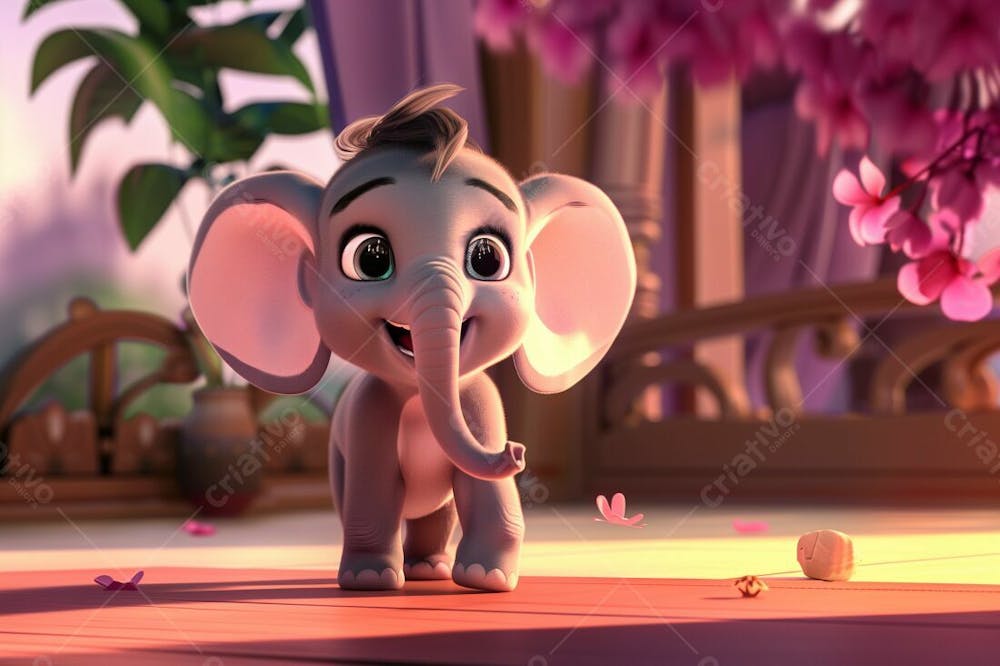 Animais 3D, Estilo Pixar Da Disney