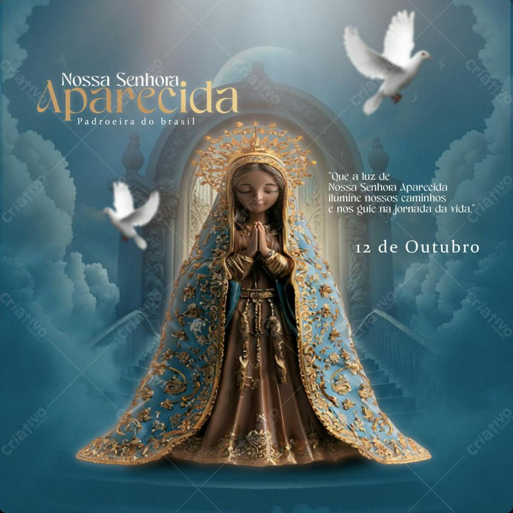 Post Social Media Nossa Senhora Aparecida Padroeira Do Brasil