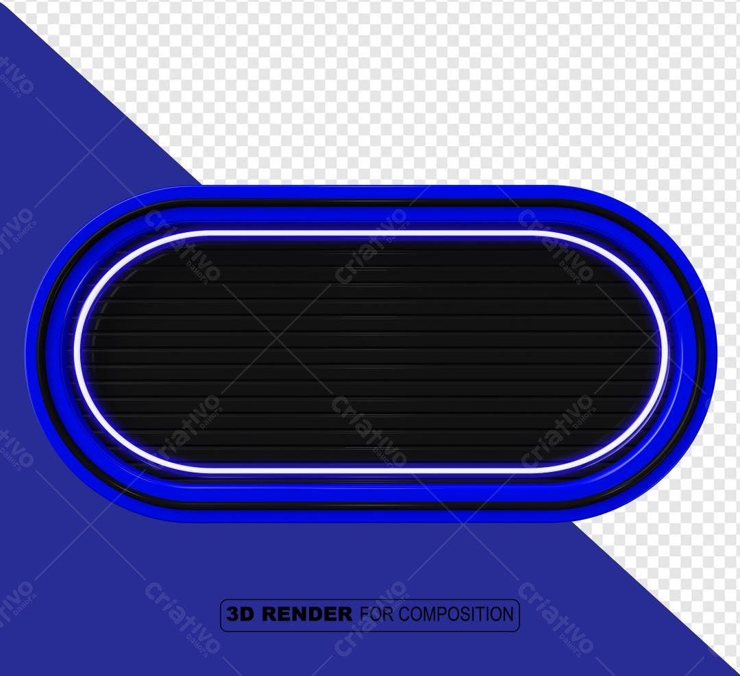 Banner Retrô Azul e Preto PSD Editável