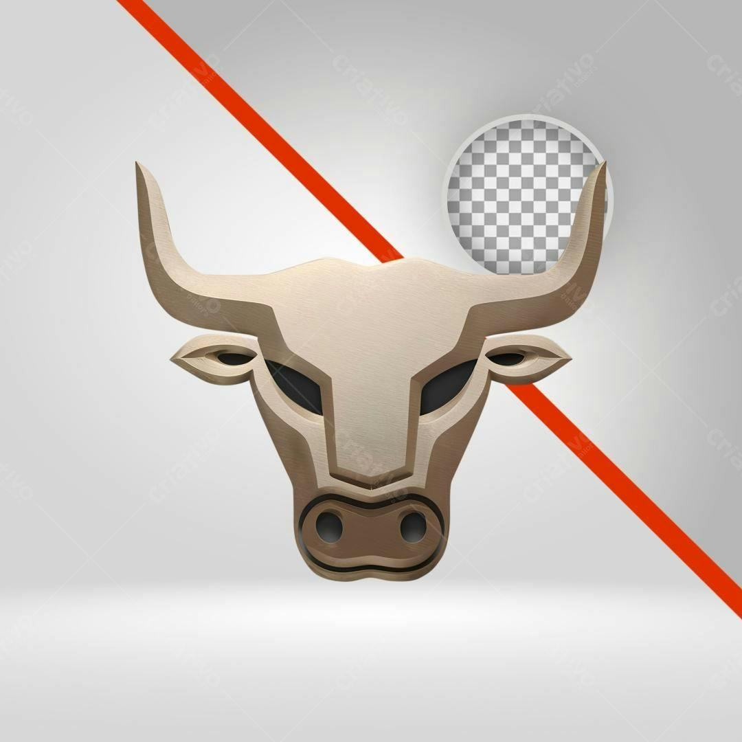 Logotipo Touro PNG com fundo transparente