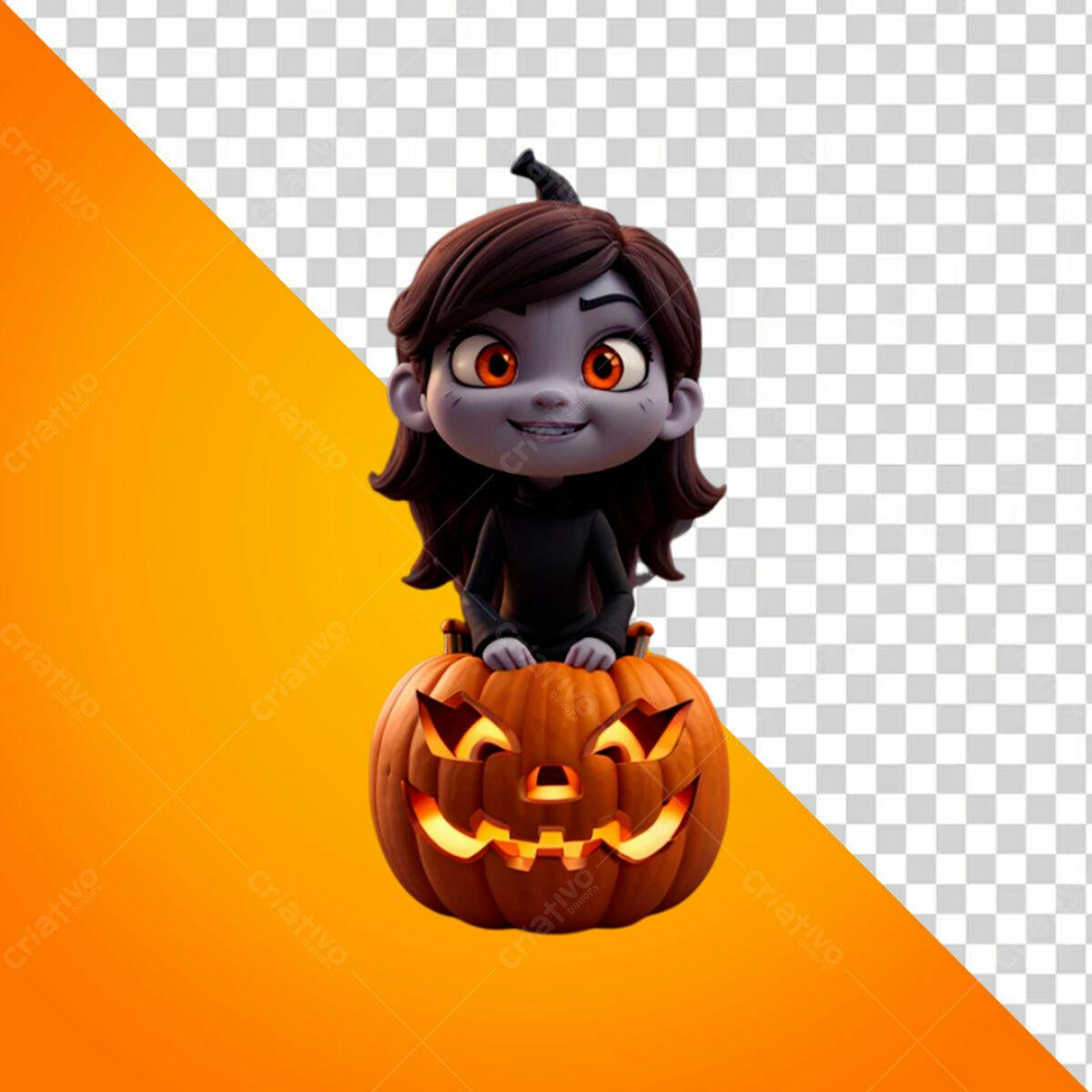 Imagem para o Halloween PSD Editável