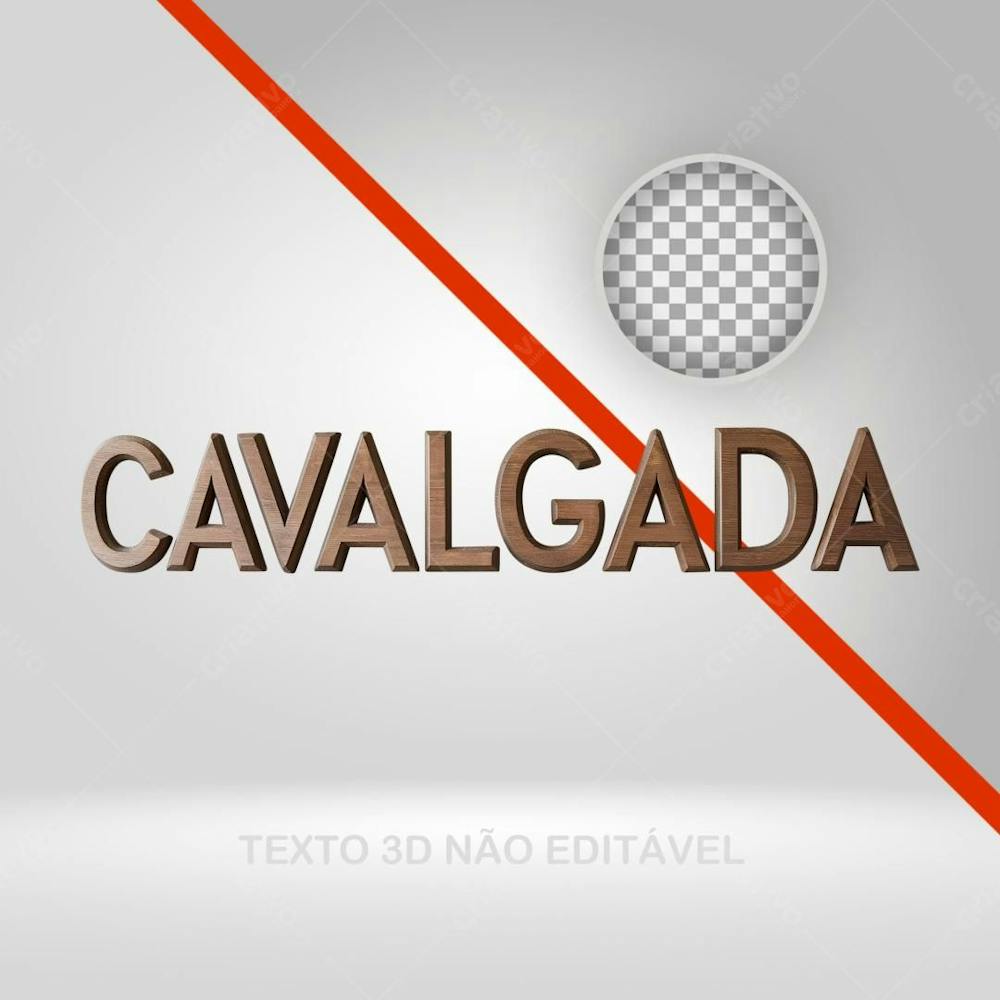 Texto Cavalgada Textura De Madeira Png 3D
