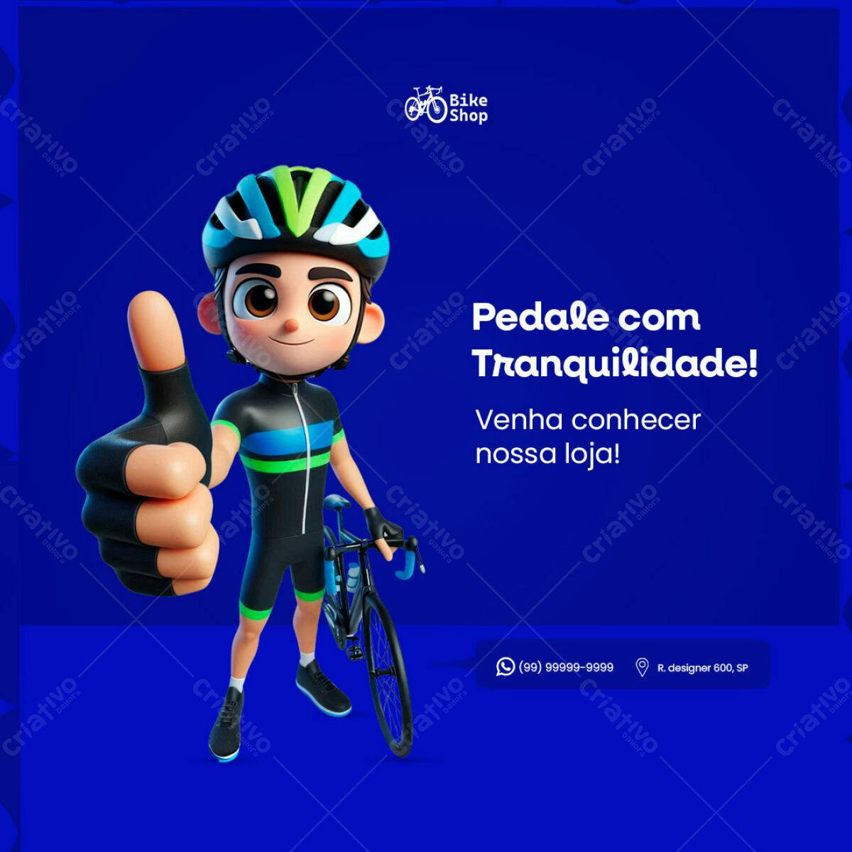 PSD Publicidade Bike Shop PSD Editável