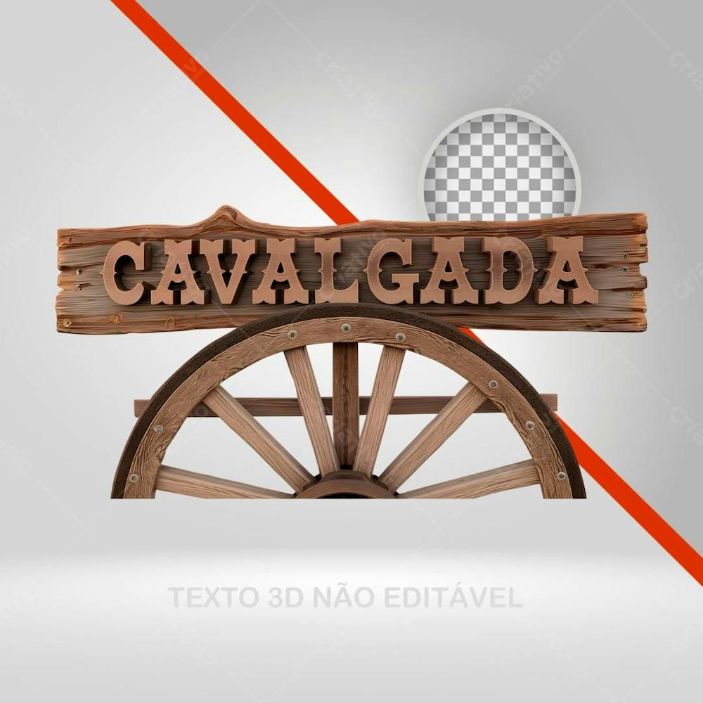 Placa De Madeira Com Texto 3D, Roda De Carroça Png