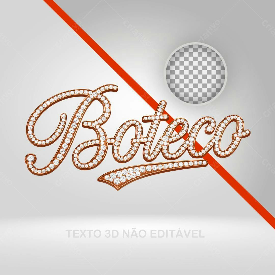 Logotipo Boteco com Diamantes PNG com fundo transparente