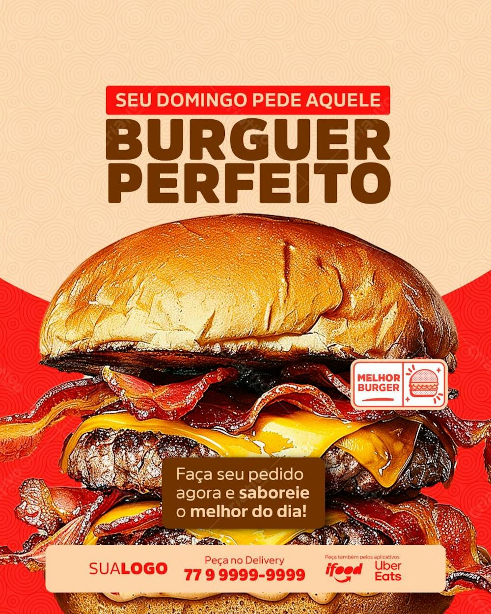 Seu Domingo Pede Aquele Hambúrguer Perfeito