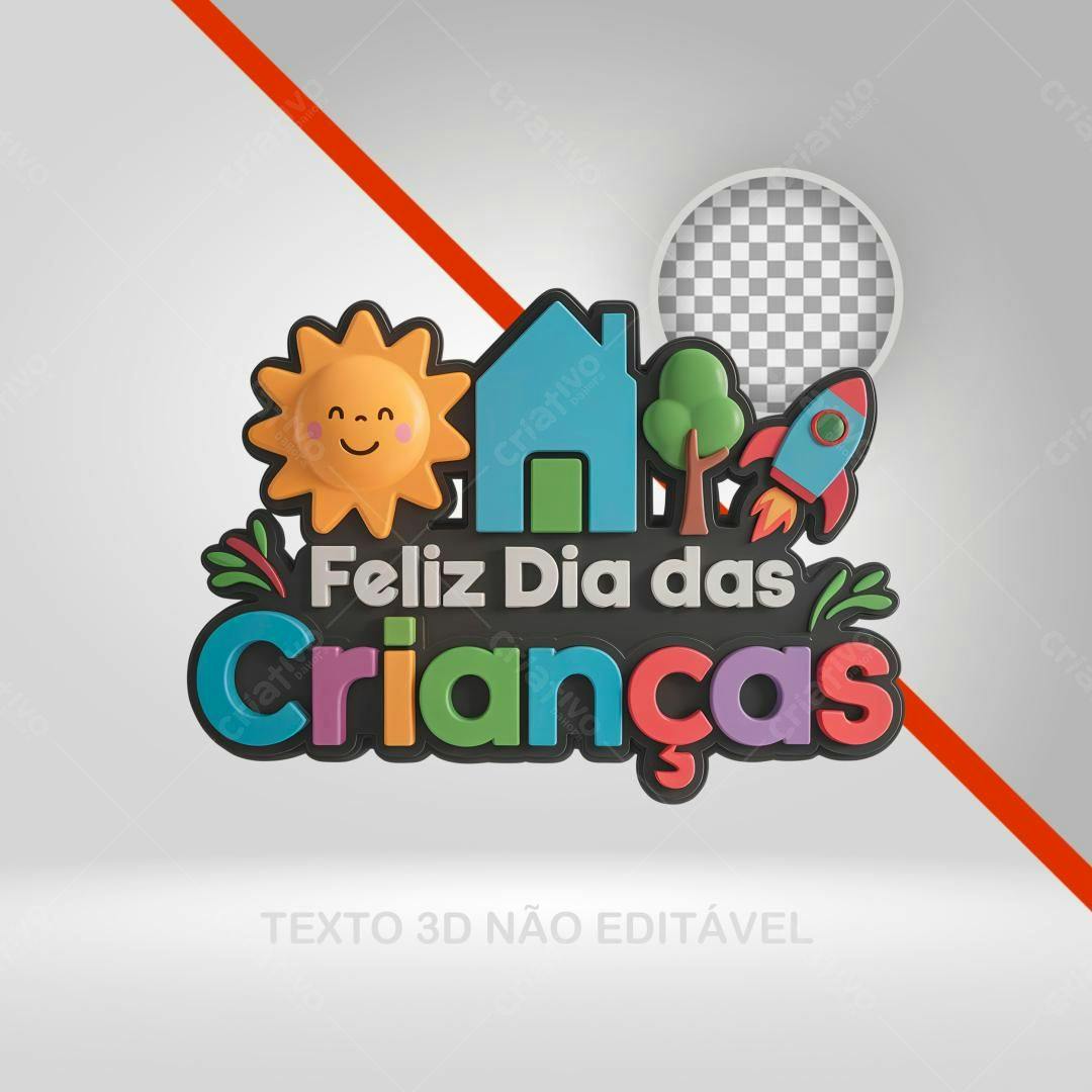 Icone Dia das Crianças PNG com fundo transparente